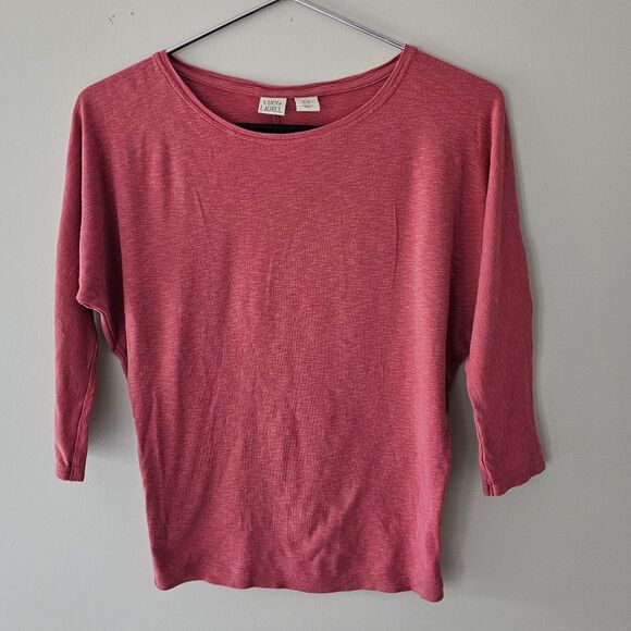 Lucy & Laurel Tops - Lucy & Laurel Women's 3/4 Sleeve Shirt Size Small Blush Pink Top